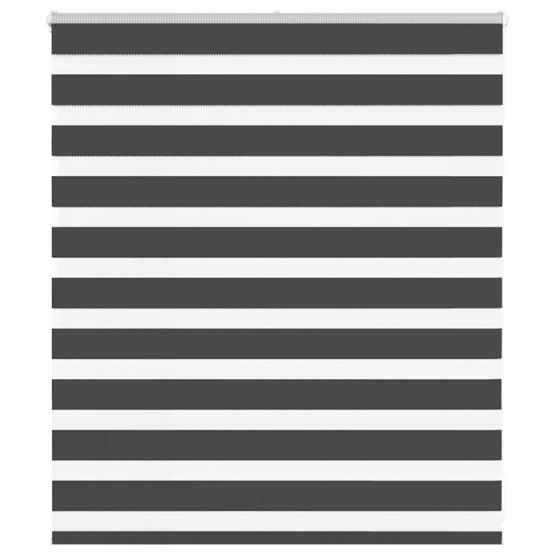 Zebrarollo Schwarz 135x100 cm Stoffbreite 130,9 cm Polyester