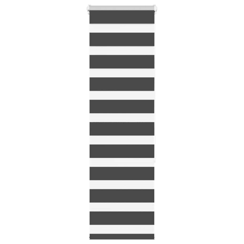 Zebrarollo Schwarz 40x150 cm Stoffbreite 35,9 cm Polyester