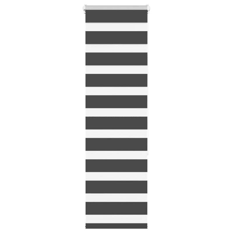 Zebrarollo Schwarz 50x150 cm Stoffbreite 45,9 cm Polyester