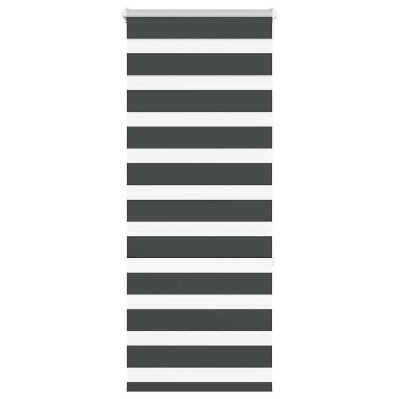 Zebrarollo Schwarz 55x150 cm Stoffbreite 50,9 cm Polyester