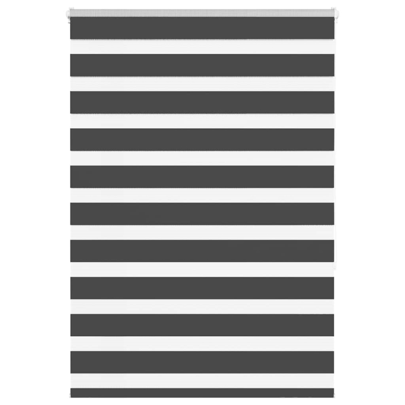 Zebrarollo Schwarz 100x150 cm Stoffbreite 95,9 cm Polyester