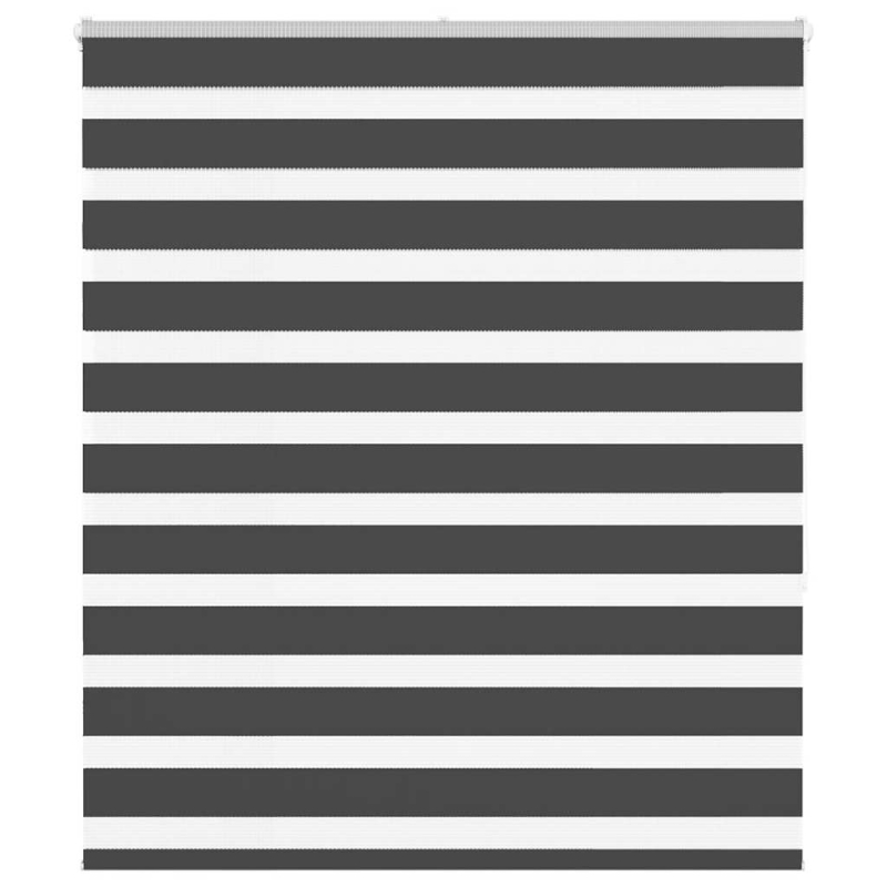 Zebrarollo Schwarz 125x150 cm Stoffbreite 120,9 cm Polyester