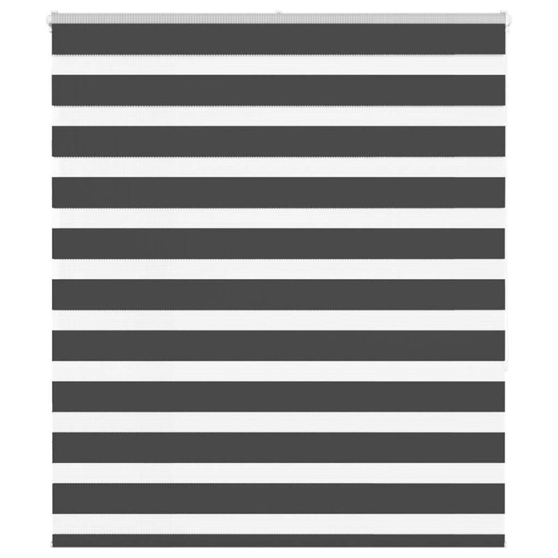 Zebrarollo Schwarz 135x150 cm Stoffbreite 130,9 cm Polyester