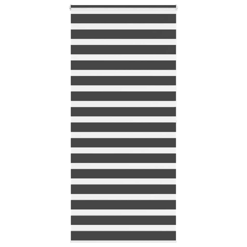 Zebrarollo Schwarz 105x200 cm Stoffbreite 100,9 cm Polyester