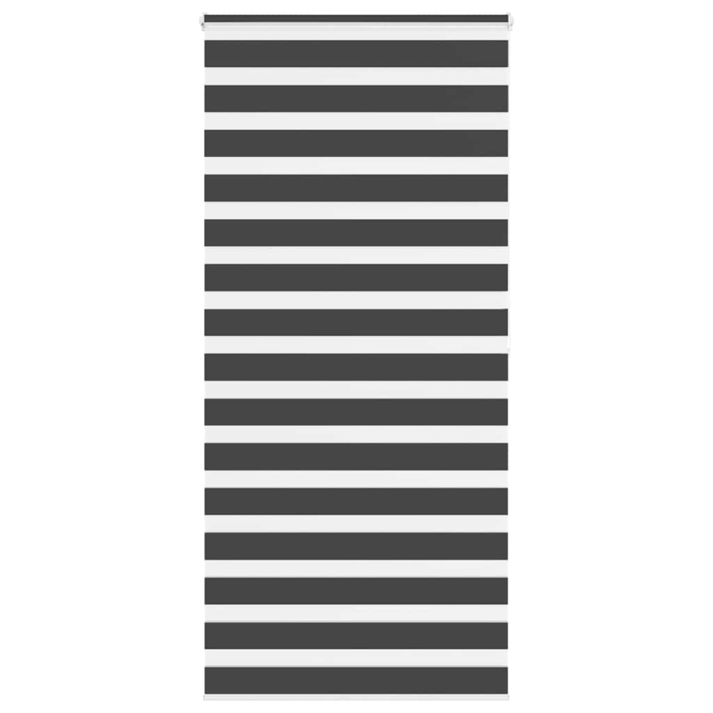 Zebrarollo Schwarz 110x200 cm Stoffbreite 105,9 cm Polyester