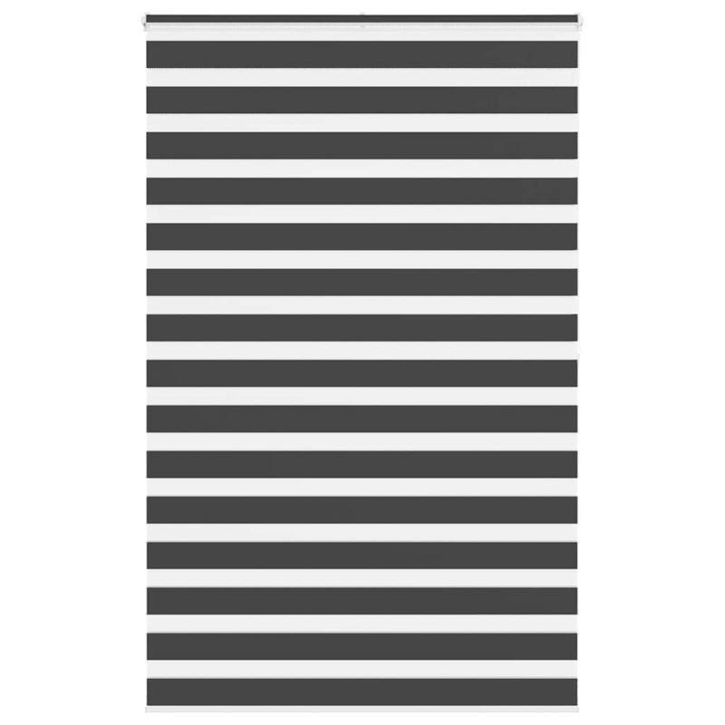 Zebrarollo Schwarz 145x200 cm Stoffbreite 140,9 cm Polyester