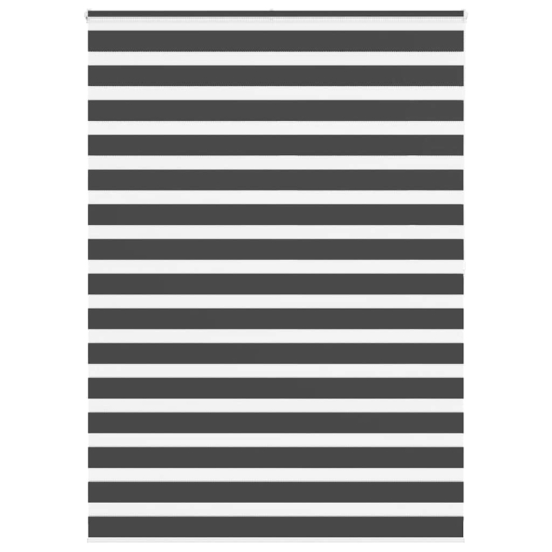 Zebrarollo Schwarz 155x200 cm Stoffbreite 150,9 cm Polyester