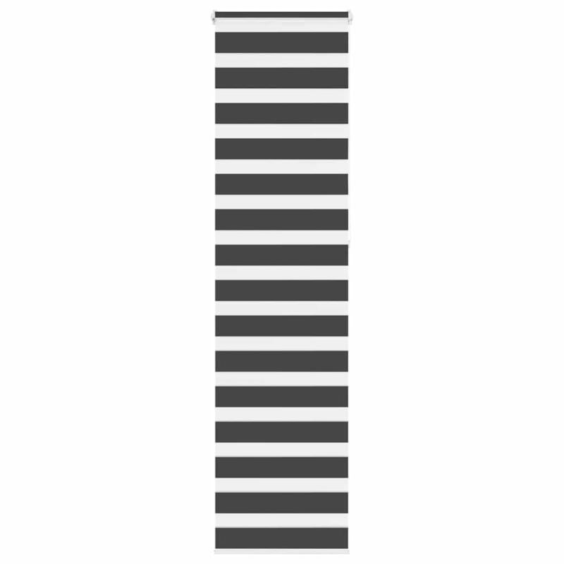 Zebrarollo Schwarz 60x230 cm Stoffbreite 55,9 cm Polyester