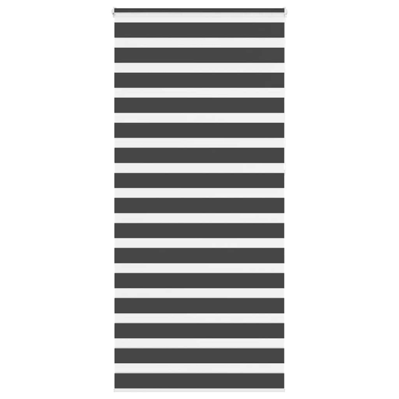 Zebrarollo Schwarz 95x230 cm Stoffbreite 90,9 cm Polyester