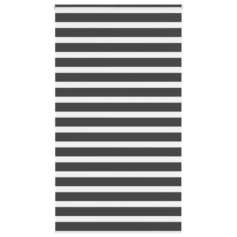 Zebrarollo Schwarz 125x230 cm Stoffbreite 120,9 cm Polyester