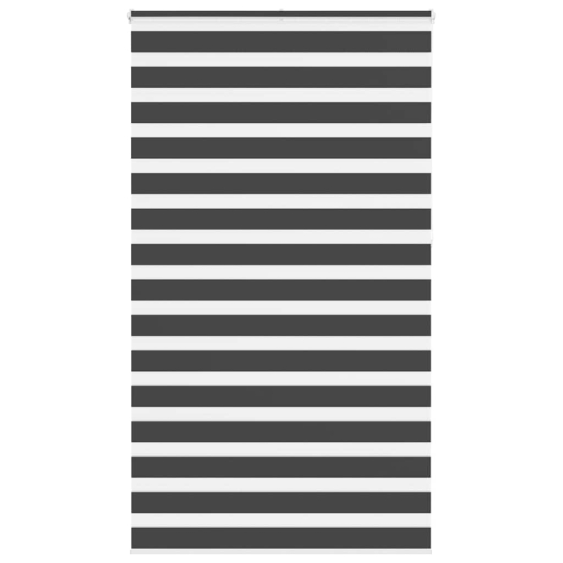 Zebrarollo Schwarz 135x230 cm Stoffbreite 130,9 cm Polyester