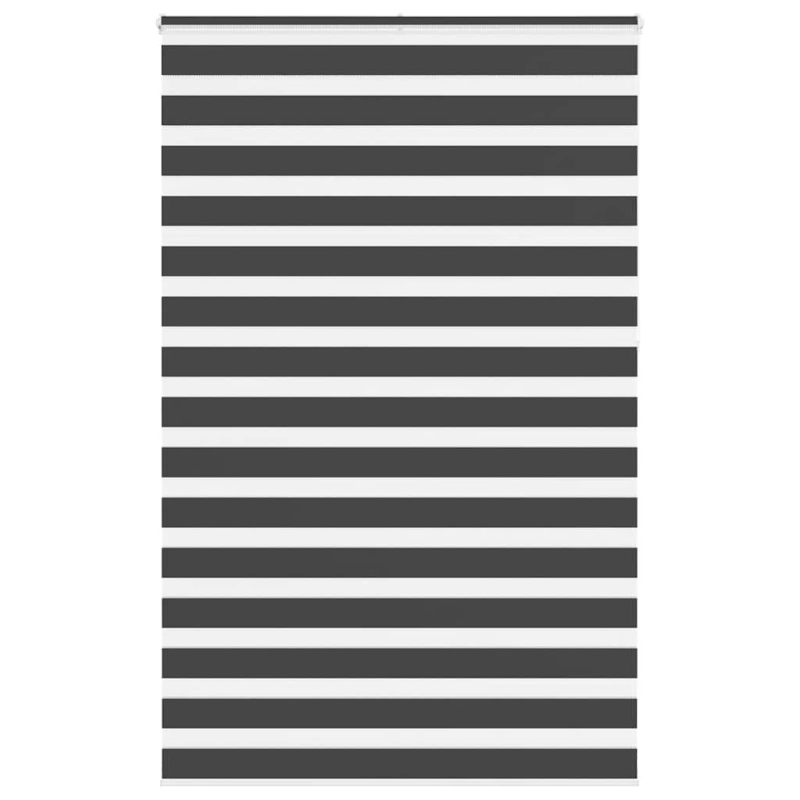 Zebrarollo Schwarz 150x230 cm Stoffbreite 145,9 cm Polyester