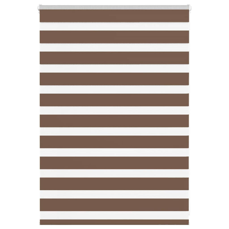 Zebrarollo Braun 105x100 cm Stoffbreite 100,9 cm Polyester