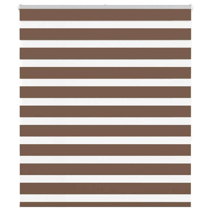 Zebrarollo Braun 125x150 cm Stoffbreite 120,9 cm Polyester