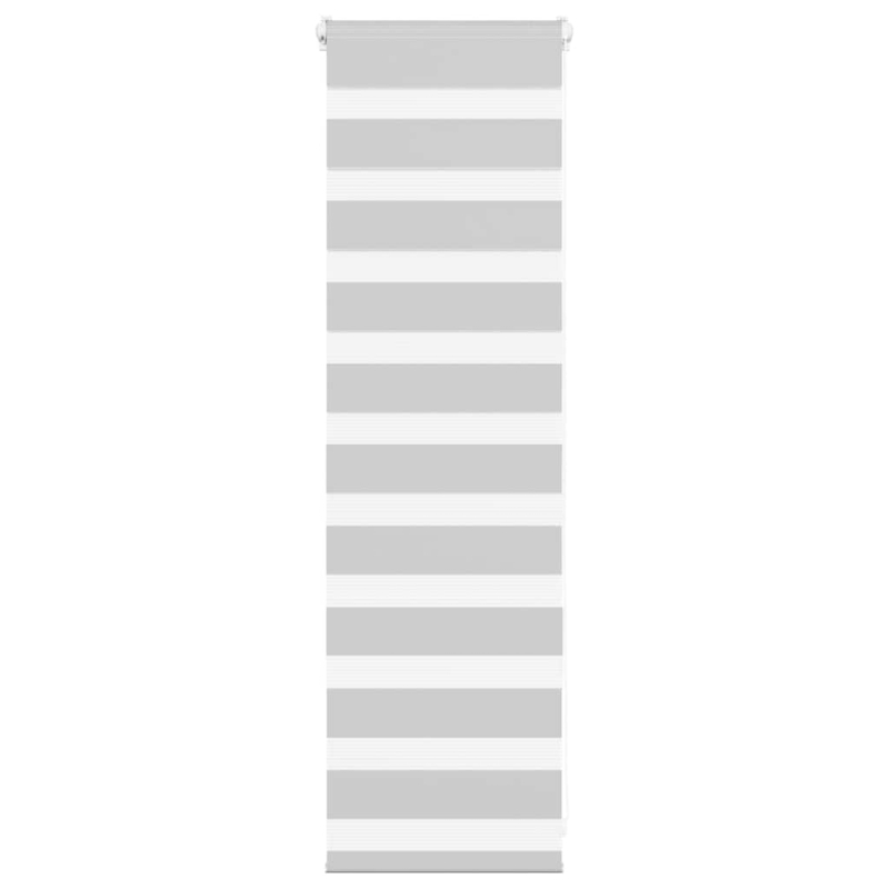 Zebrarollo Hellgrau 45x100 cm Stoffbreite 40,9 cm Polyester