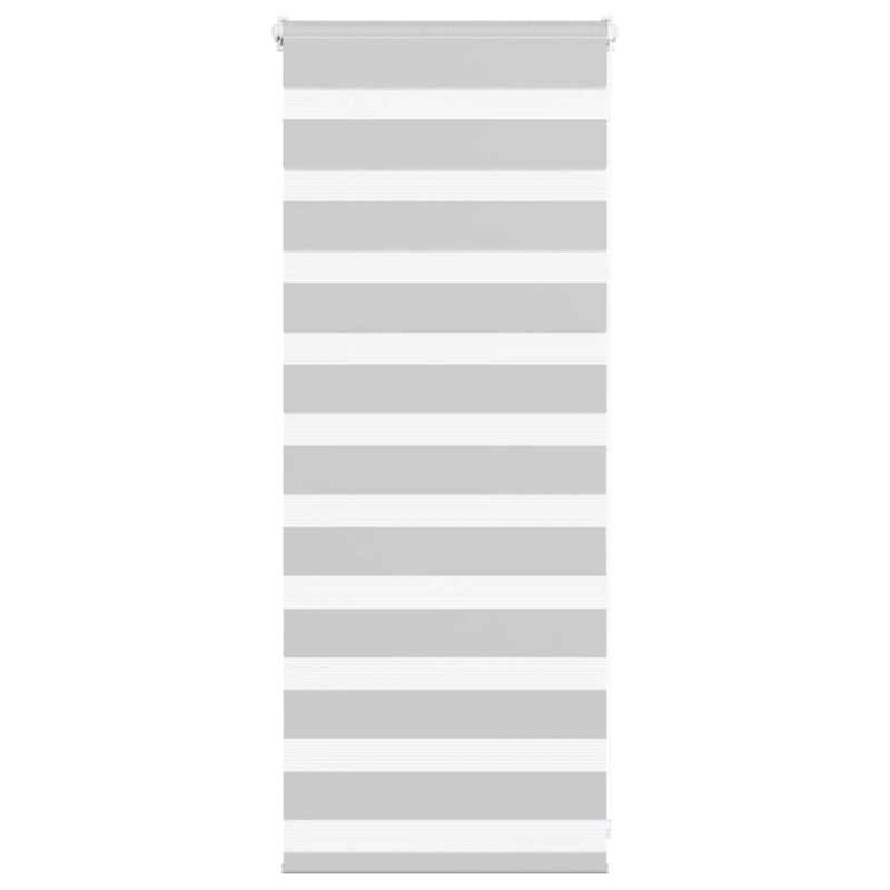 Zebrarollo Hellgrau 65x100 cm Stoffbreite 60,9 cm Polyester