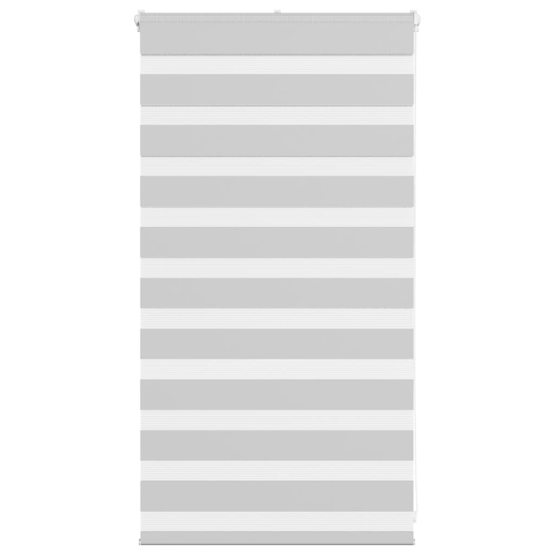 Zebrarollo Hellgrau 90x100 cm Stoffbreite 85,9 cm Polyester