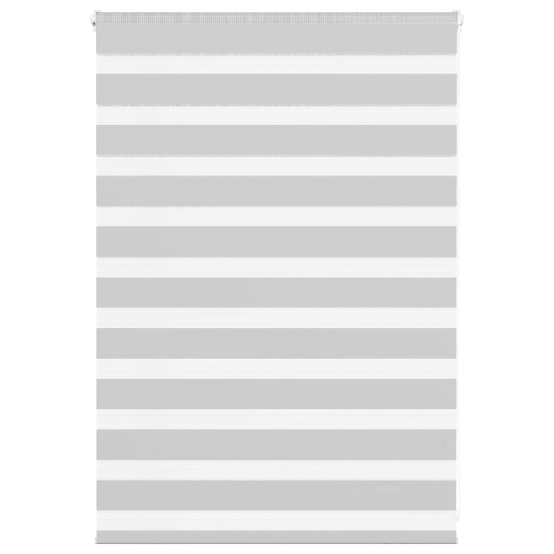 Zebrarollo Hellgrau 100x100 cm Stoffbreite 95,9 cm Polyester