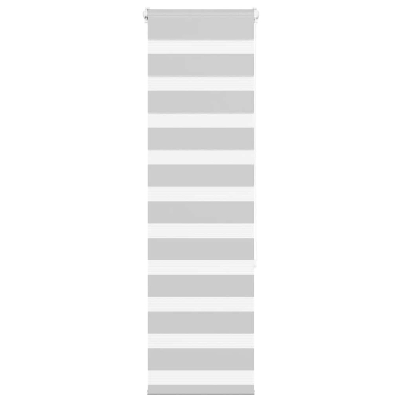 Zebrarollo Hellgrau 45x150 cm Stoffbreite 40,9 cm Polyester