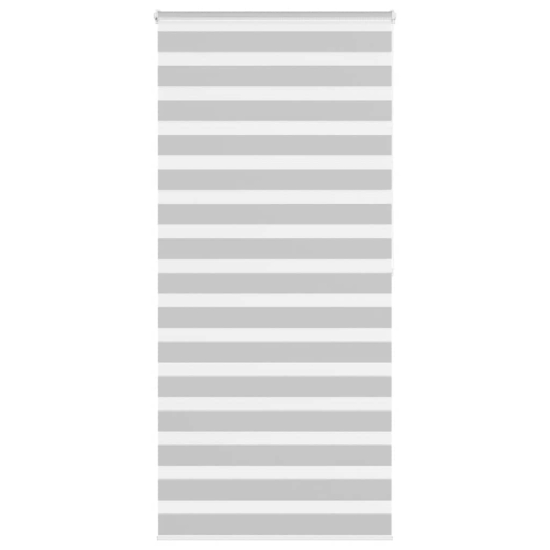 Zebrarollo Hellgrau 100x200 cm Stoffbreite 95,9 cm Polyester