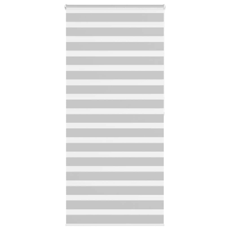 Zebrarollo Hellgrau 115x200 cm Stoffbreite 110,9 cm Polyester