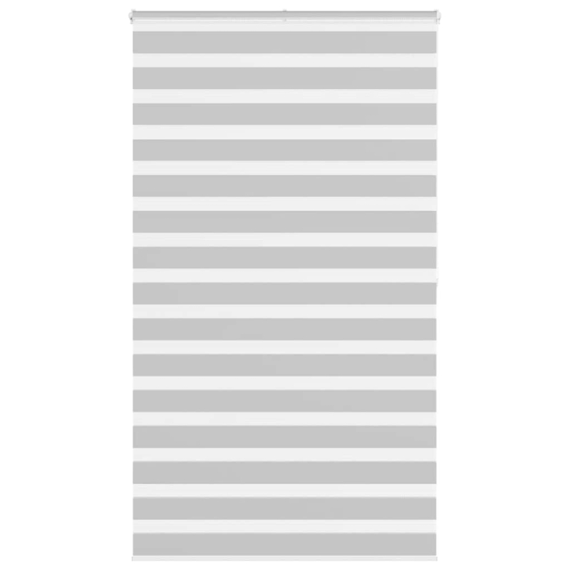 Zebrarollo Hellgrau 135x200 cm Stoffbreite 130,9 cm Polyester