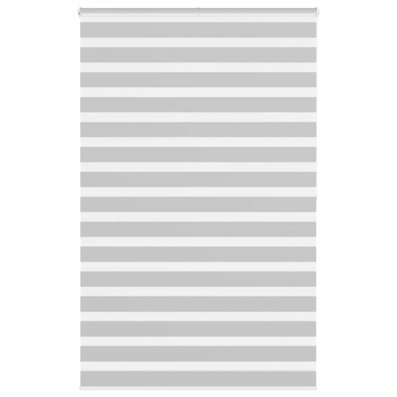 Zebrarollo Hellgrau 140x200 cm Stoffbreite 135,9 cm Polyester