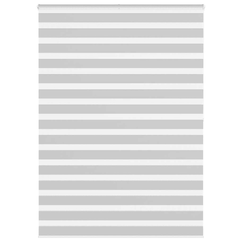 Zebrarollo Hellgrau 160x200 cm Stoffbreite 155,9 cm Polyester