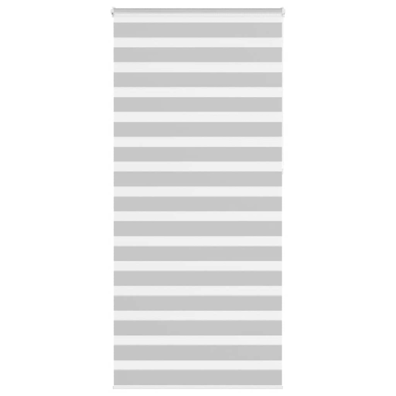 Zebrarollo Hellgrau 95x230 cm Stoffbreite 90,9 cm Polyester