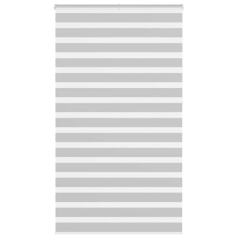 Zebrarollo Hellgrau 130x230 cm Stoffbreite 125,9 cm Polyester