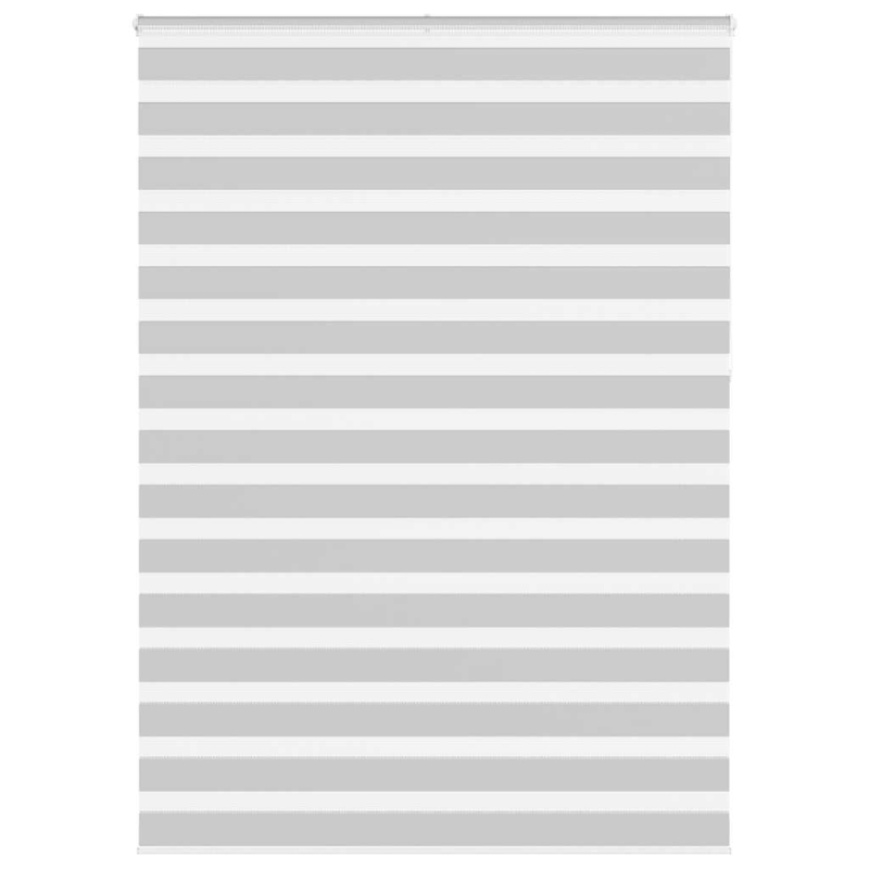 Zebrarollo Hellgrau 155x230 cm Stoffbreite 150,9 cm Polyester