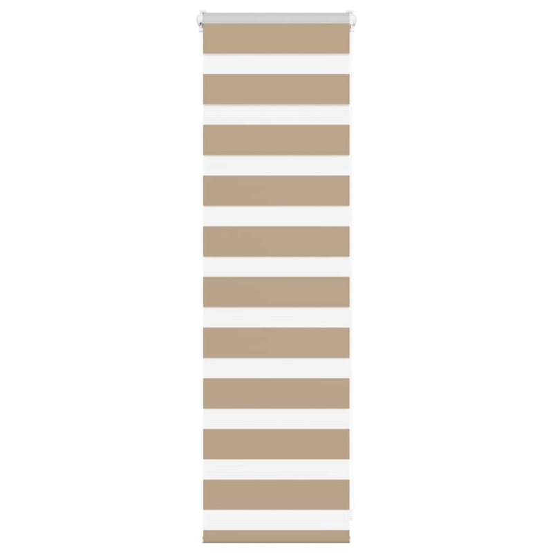 Zebrarollo Sandbraun 40x100 cm Stoffbreite 35,9 cm Polyester