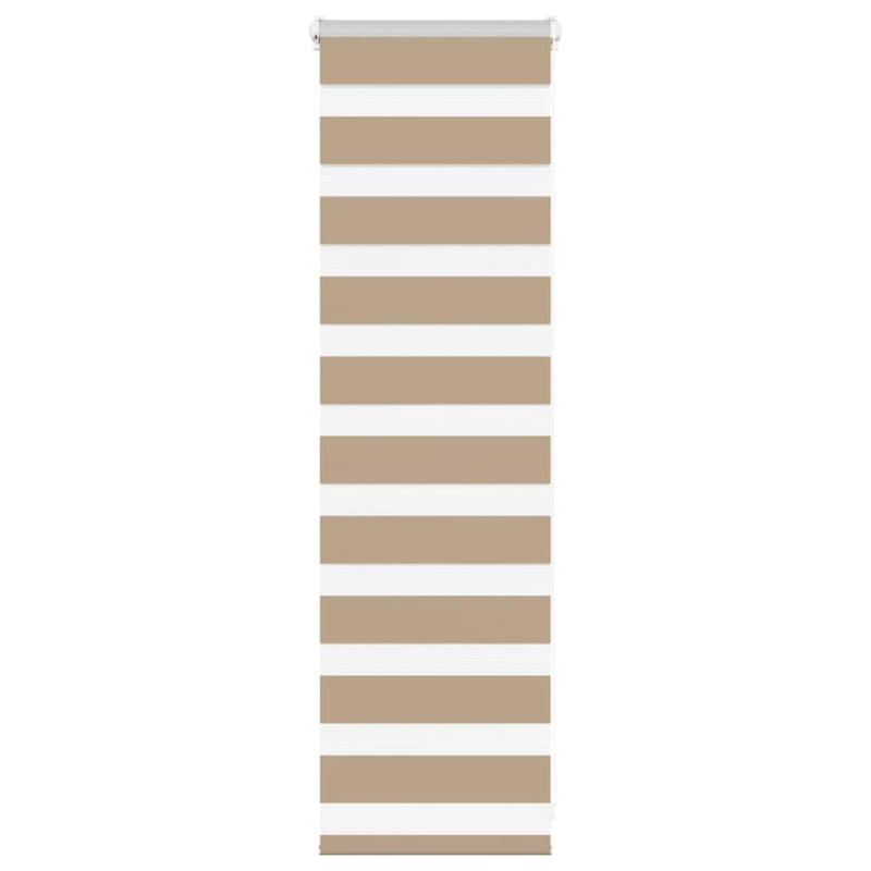 Zebrarollo Sandbraun 45x100 cm Stoffbreite 40,9 cm Polyester