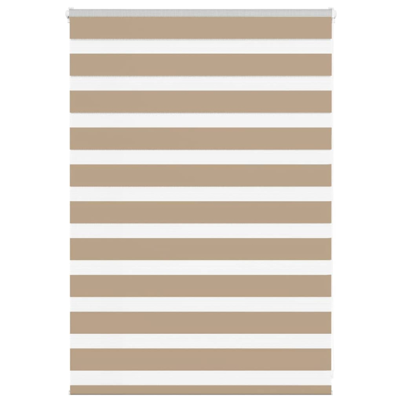 Zebrarollo Sandbraun 95x100 cm Stoffbreite 90,9 cm Polyester