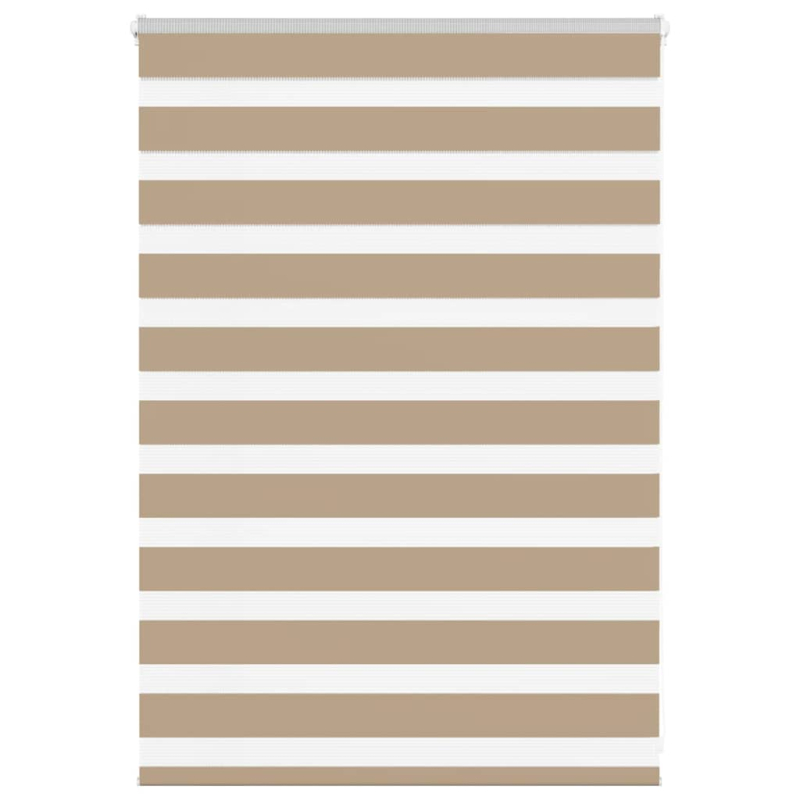 Zebrarollo Sandbraun 110x100 cm Stoffbreite 105,9 cm Polyester