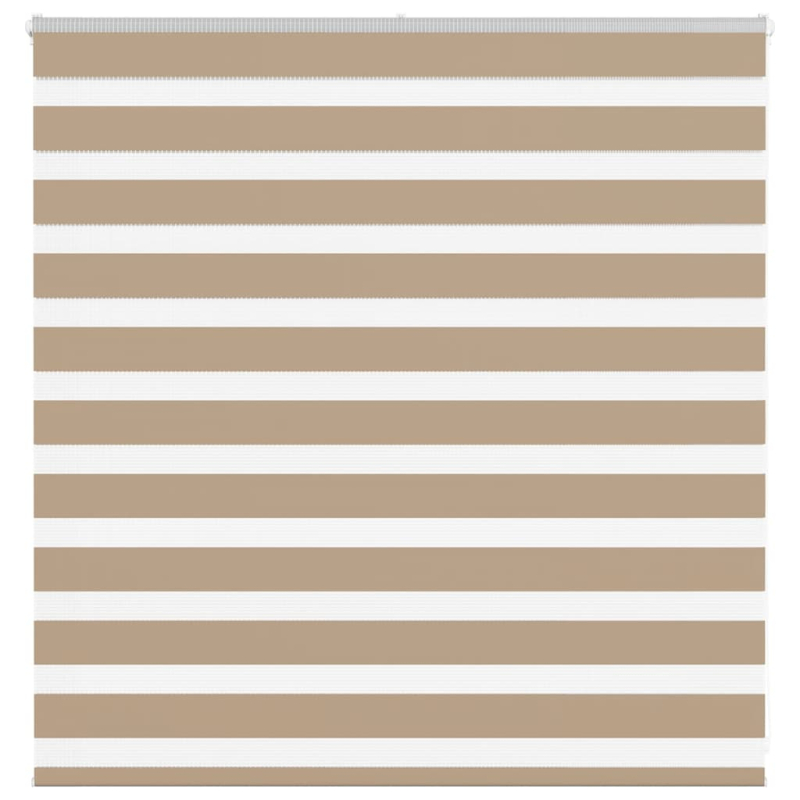 Zebrarollo Sandbraun 140x100 cm Stoffbreite 135,9 cm Polyester