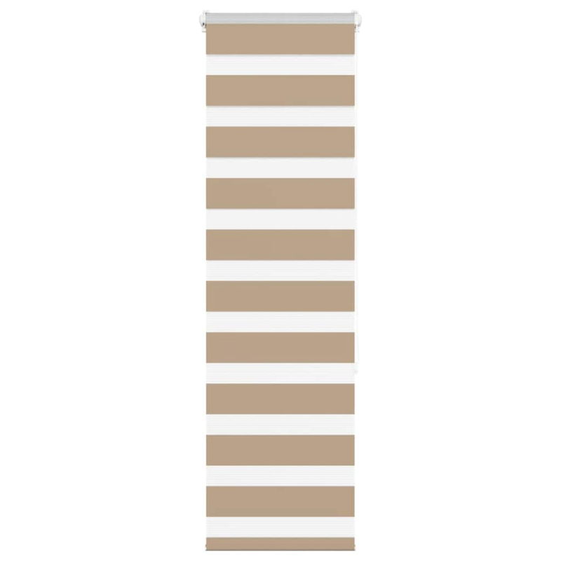 Zebrarollo Sandbraun 50x150 cm Stoffbreite 45,9 cm Polyester