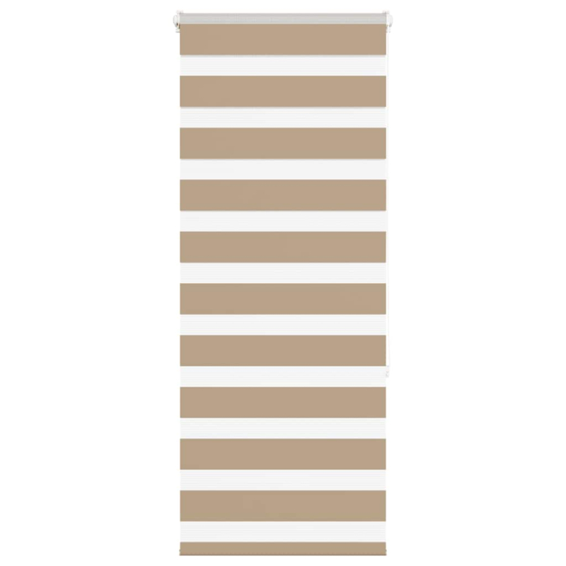 Zebrarollo Sandbraun 55x150 cm Stoffbreite 50,9 cm Polyester