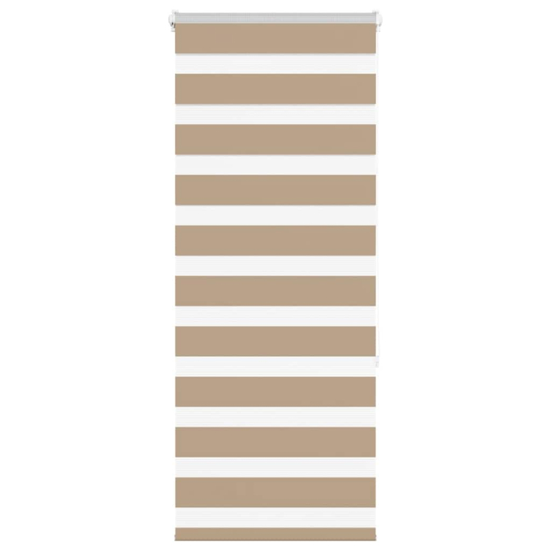 Zebrarollo Sandbraun 65x150 cm Stoffbreite 60,9 cm Polyester