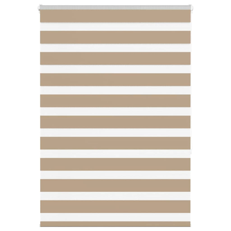 Zebrarollo Sandbraun 110x150 cm Stoffbreite 105,9 cm Polyester