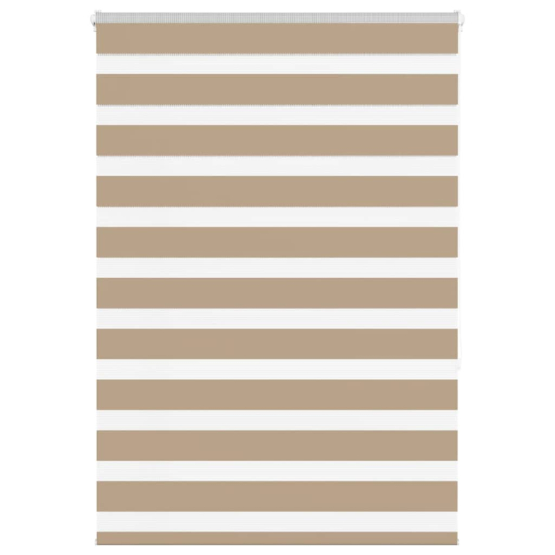 Zebrarollo Sandbraun 115x150 cm Stoffbreite 110,9 cm Polyester