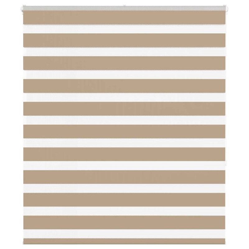Zebrarollo Sandbraun 120x150 cm Stoffbreite 115,9 cm Polyester