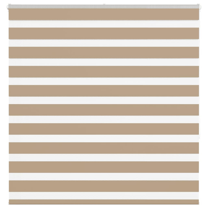 Zebrarollo Sandbraun 150x150 cm Stoffbreite 145,9 cm Polyester