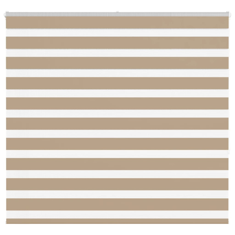 Zebrarollo Sandbraun 155x150 cm Stoffbreite 150,9 cm Polyester