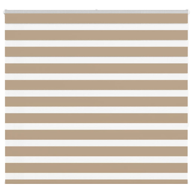Zebrarollo Sandbraun 160x150 cm Stoffbreite 155,9 cm Polyester
