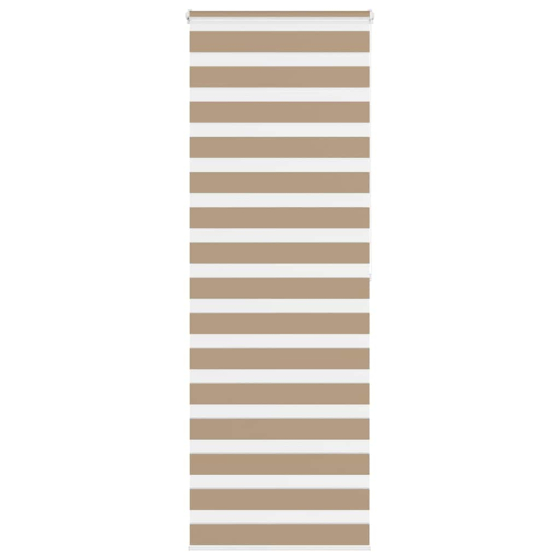 Zebrarollo Sandbraun 85x200 cm Stoffbreite 80,9 cm Polyester