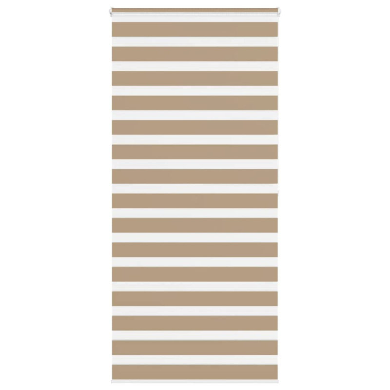 Zebrarollo Sandbraun 95x200 cm Stoffbreite 90,9 cm Polyester