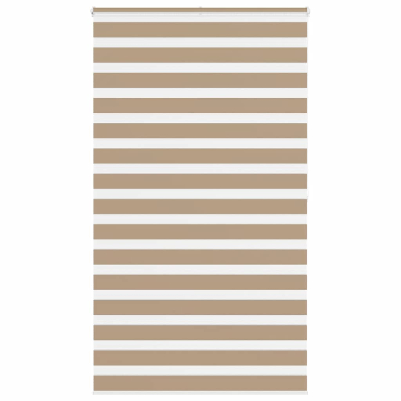 Zebrarollo Sandbraun 130x200 cm Stoffbreite 125,9 cm Polyester