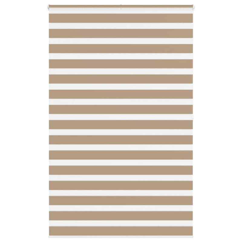 Zebrarollo Sandbraun 145x200 cm Stoffbreite 140,9 cm Polyester