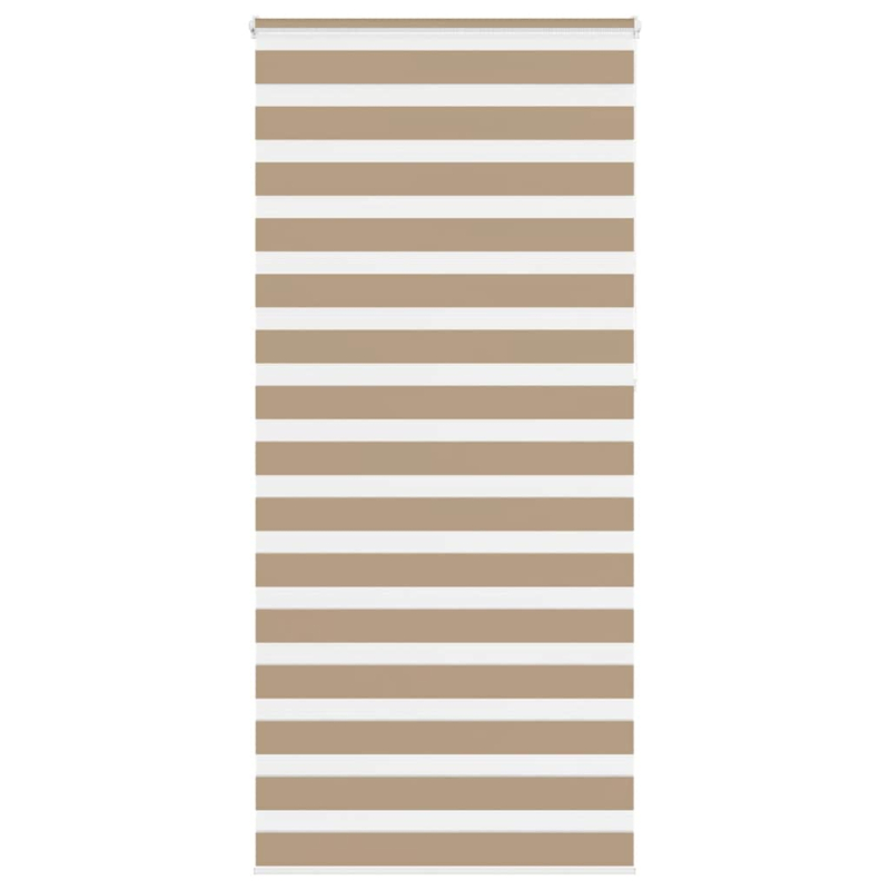 Zebrarollo Sandbraun 110x230 cm Stoffbreite 105,9 cm Polyester